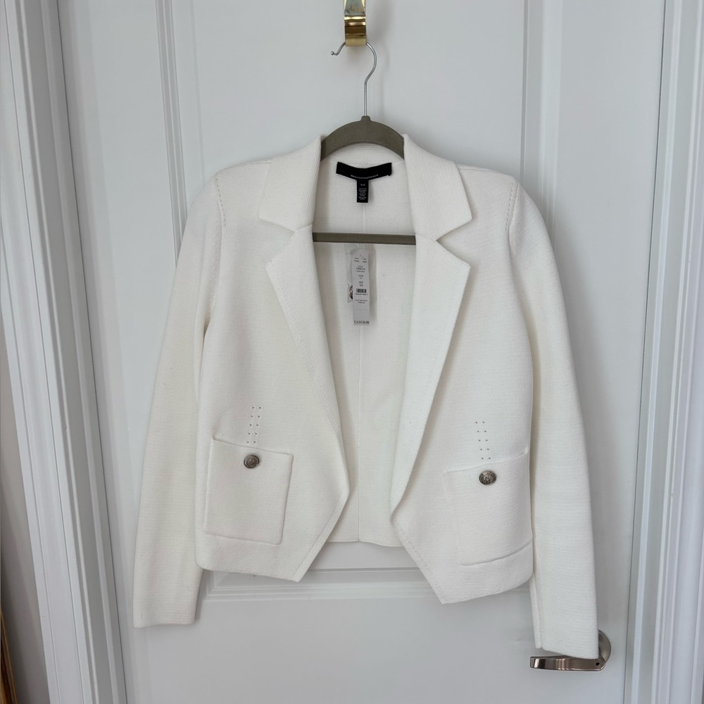 White House Black Market Ivory Blazer